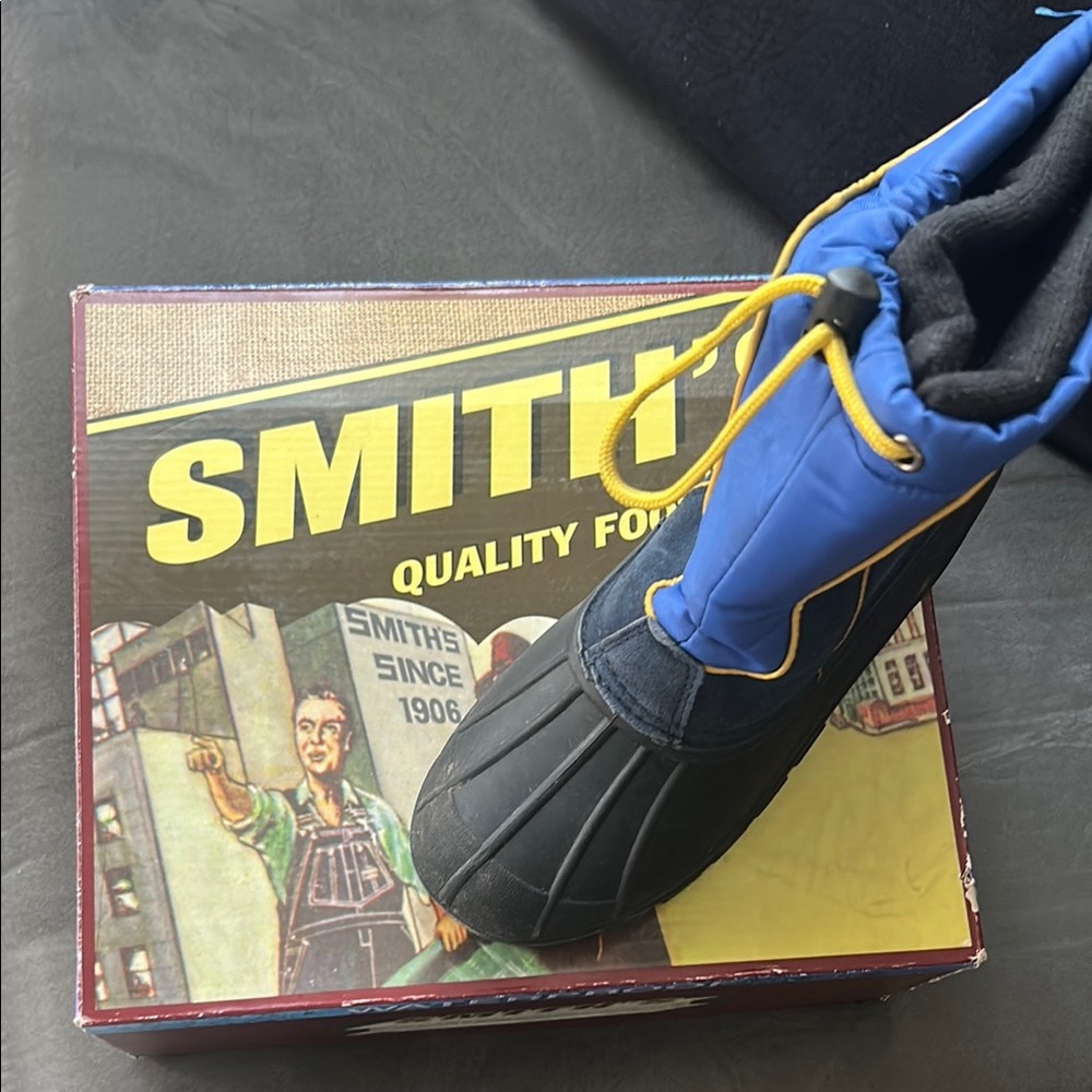 Smith's Noah II Waterproof Boots - Black and Blue